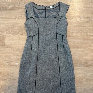 Elegant Gray Sleeveless Dress
